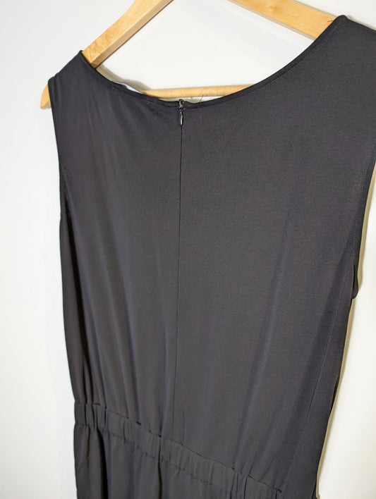 Anthea Crawford Sleeveless Jumpsuit - Black Women's Size 12 - Image 2