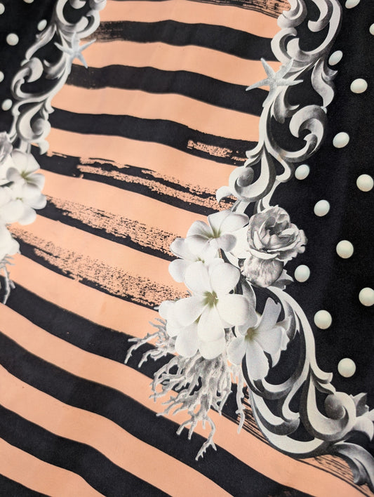 Emma Cook Floral Polka Dot Striped Skirt Size 10 - Image 2