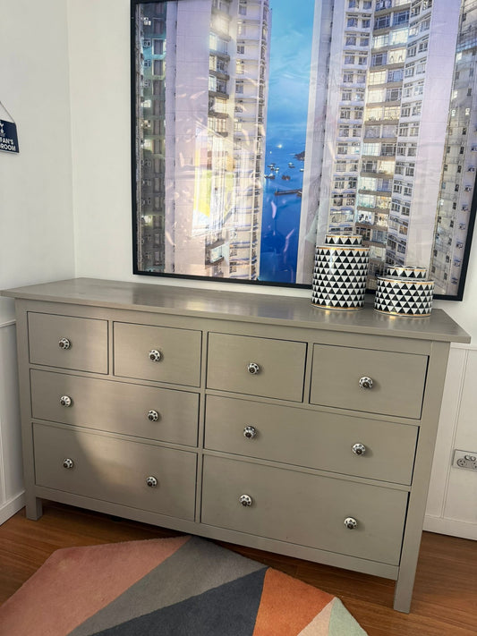 IKEA Hemnes 8-Drawer Dresser - Custom Grey Finish - Image 2