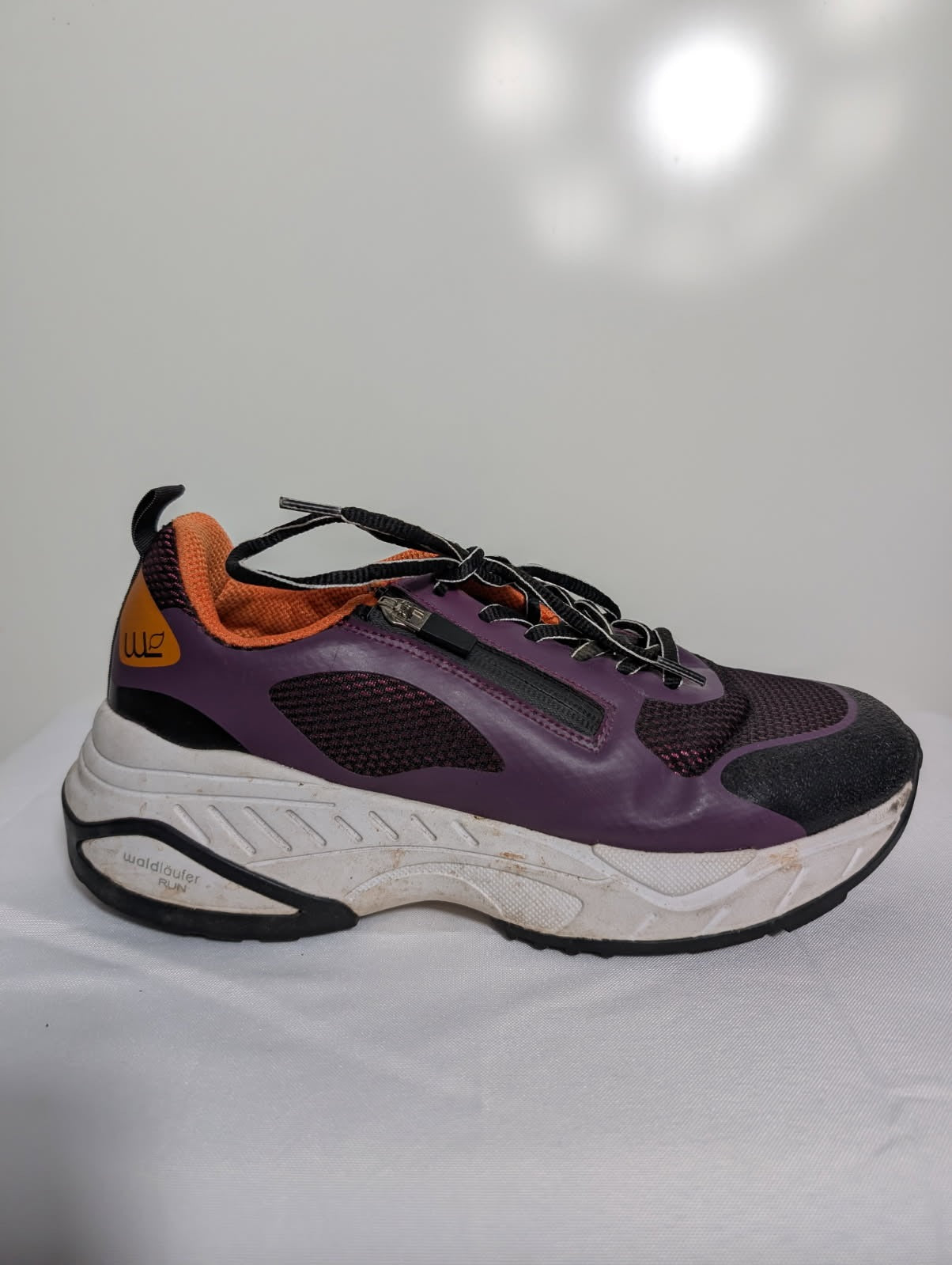 Waldläufer Chunky Mesh Sneakers Purple and Orange Women's US 9 - Image 9