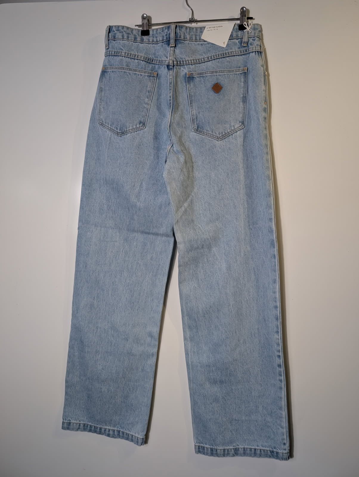 Abrand Jeans A '94 High & Wide Leg Denim Light Blue AU 14 - Image 6