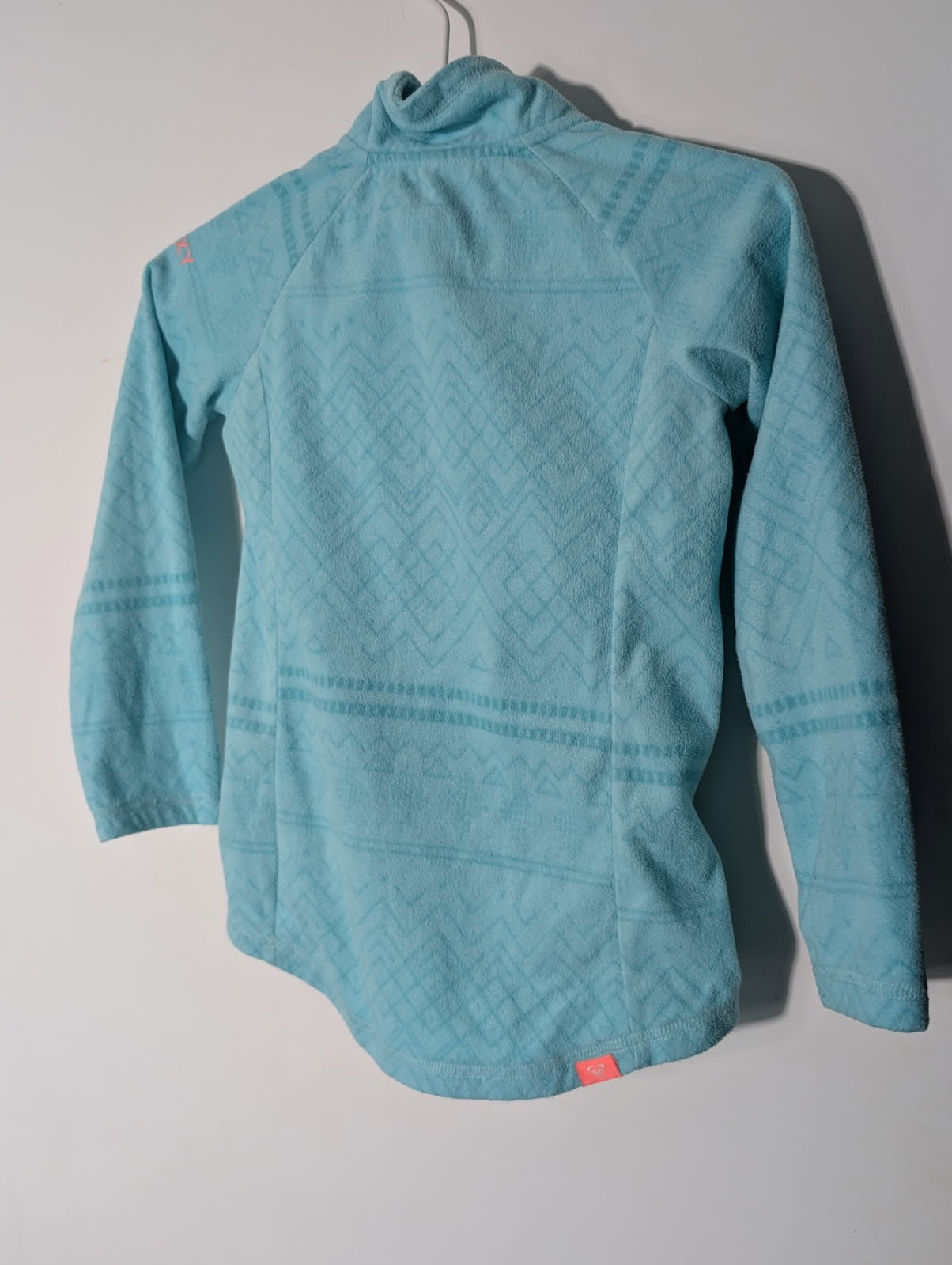 Roxy Girls Fleece Jacket - Light Blue Quarter Zip Pullover - Image 8