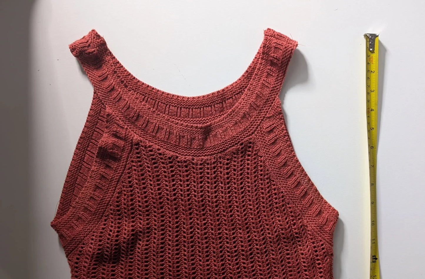 Oxford Woman Rust Knit Tank Top Size 10 - Image 8