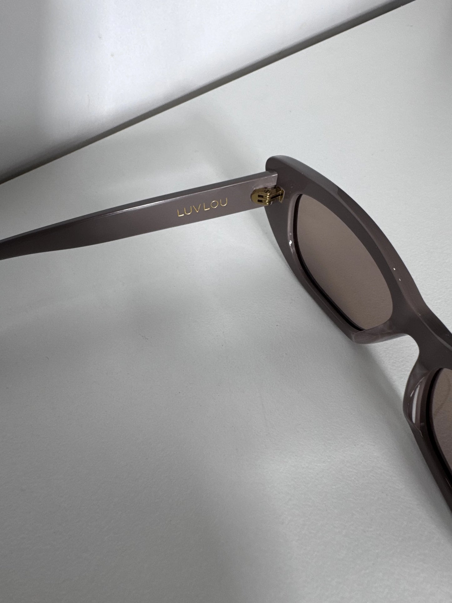 LUVLOU Taupe Cat-Eye Sunglasses Handcrafted Frames - Image 12