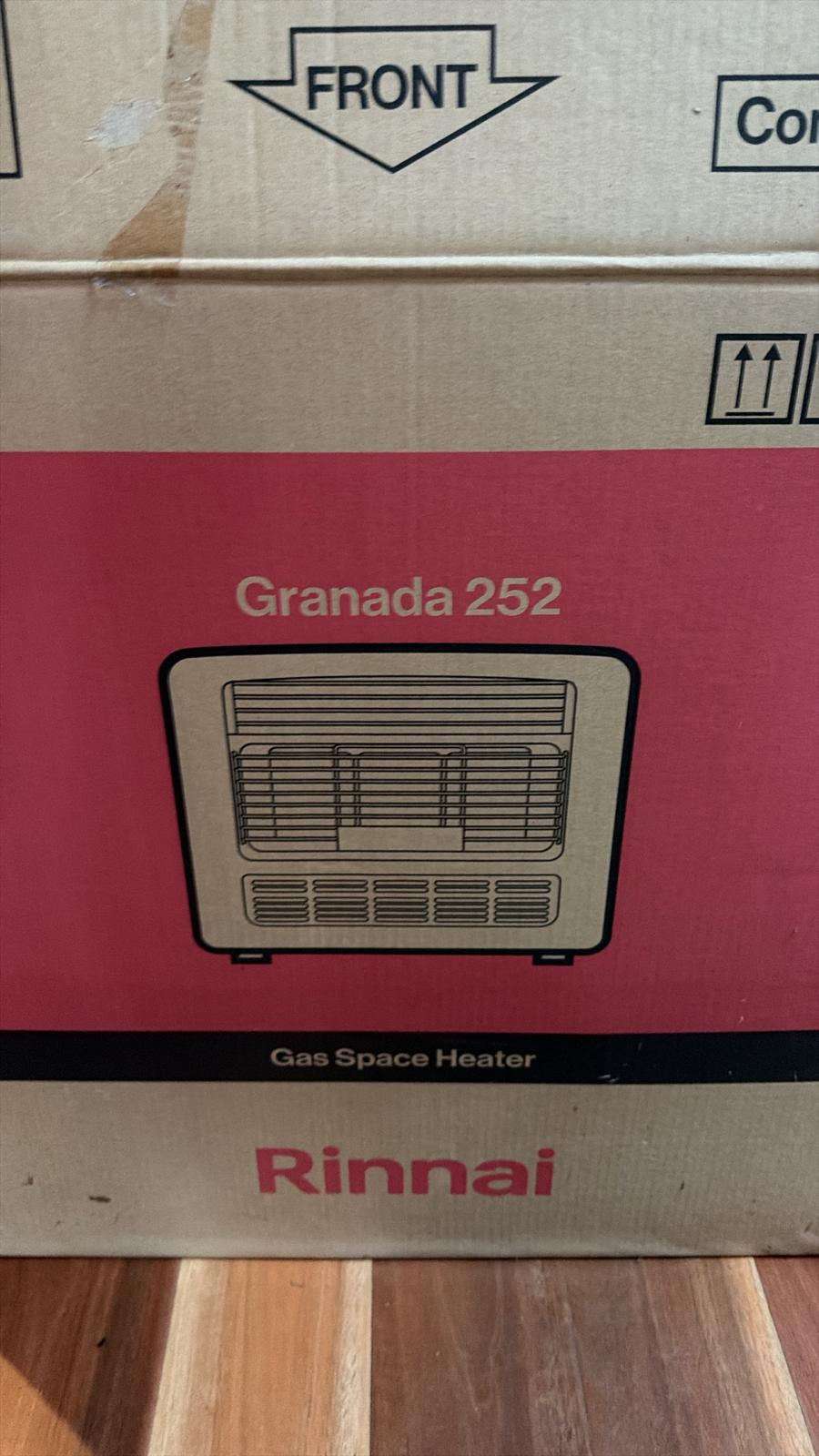 Rinnai Granada 252 Gas Heater Brand New In Box