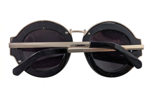 Karen Walker Maze 1502 Sunglasses - Black and Gold - Image 2