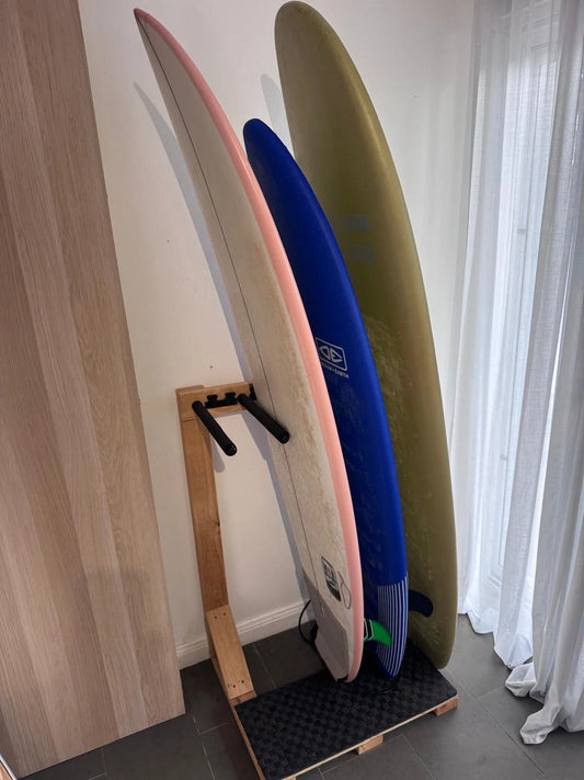 Handmade Timber 4 Board Surf Rack Stand