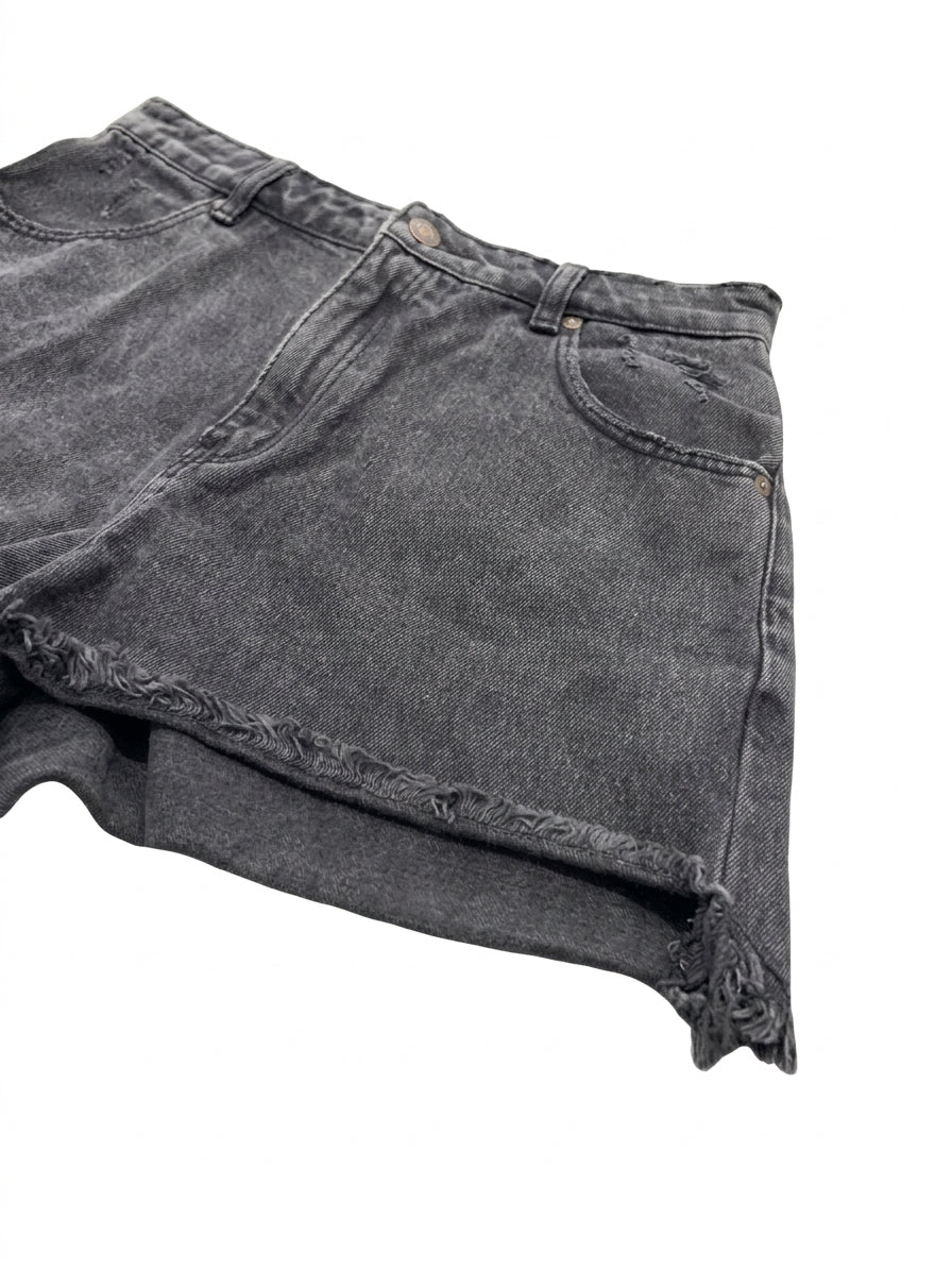 Rolla's Dusters High Rise Slim Black Denim Shorts Size 28 - Image 1