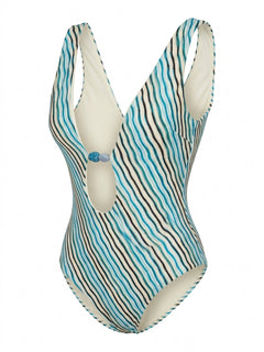 Jets Australia One-Piece Swimsuit Black Size 12 - Image 1