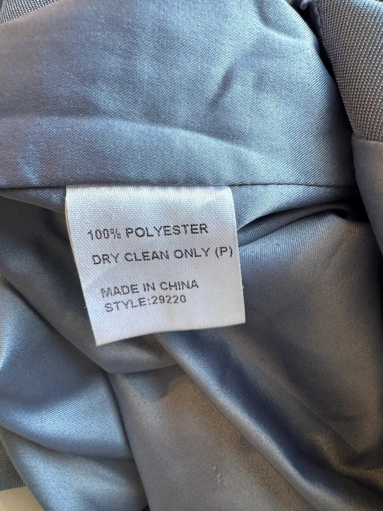 EIK Halter-Neck Dress Blue/Grey - Image 5