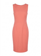 Altuzarra Peach Coral Sleeveless Sheath Dress - Image 1