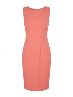 Altuzarra Peach Coral Sleeveless Sheath Dress - Image 1