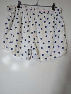 Peter Alexander Women's Polka Dot Pajama Set White & Navy Size M - Image 2
