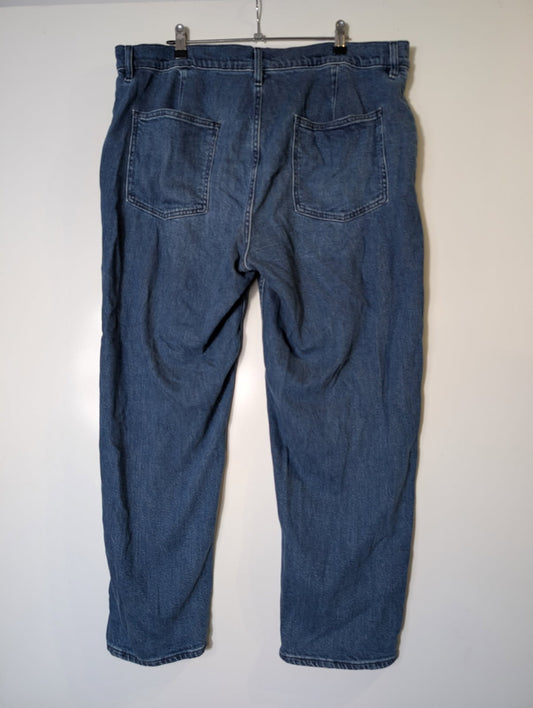 Uniqlo Jeans - Men's Blue Denim Straight Leg Size XL - Image 2