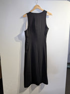 Mango MNG Black and White Colorblock Wrap Dress - Size L - Image 2