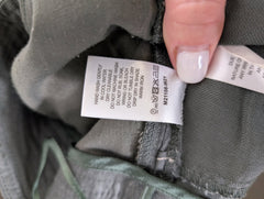 Veronika Maine Contrast Stitch Trousers Olive Green Size 8 - Image 2