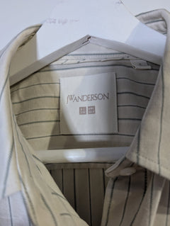 JW Anderson x Uniqlo Striped Cropped Shirt Women's Size 8 - Image 2