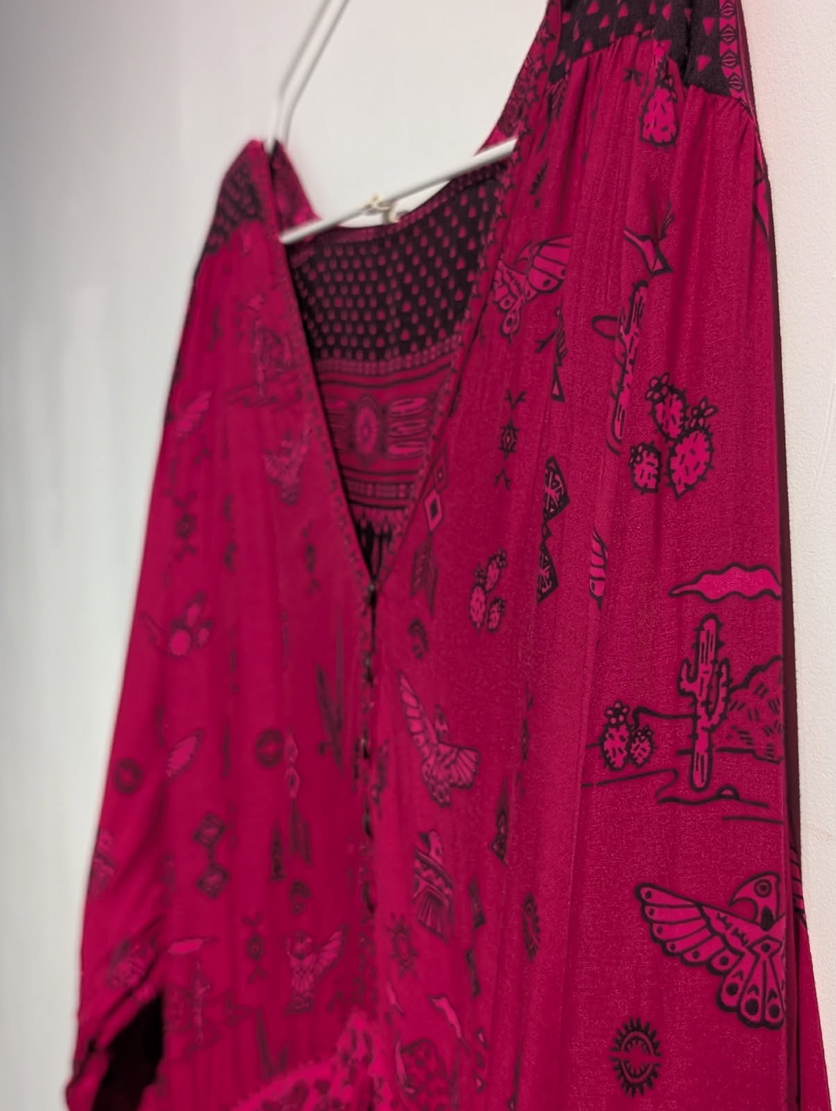 Spell & The Gypsy Collective Desert Cactus Print Maxi Dress - Image 2
