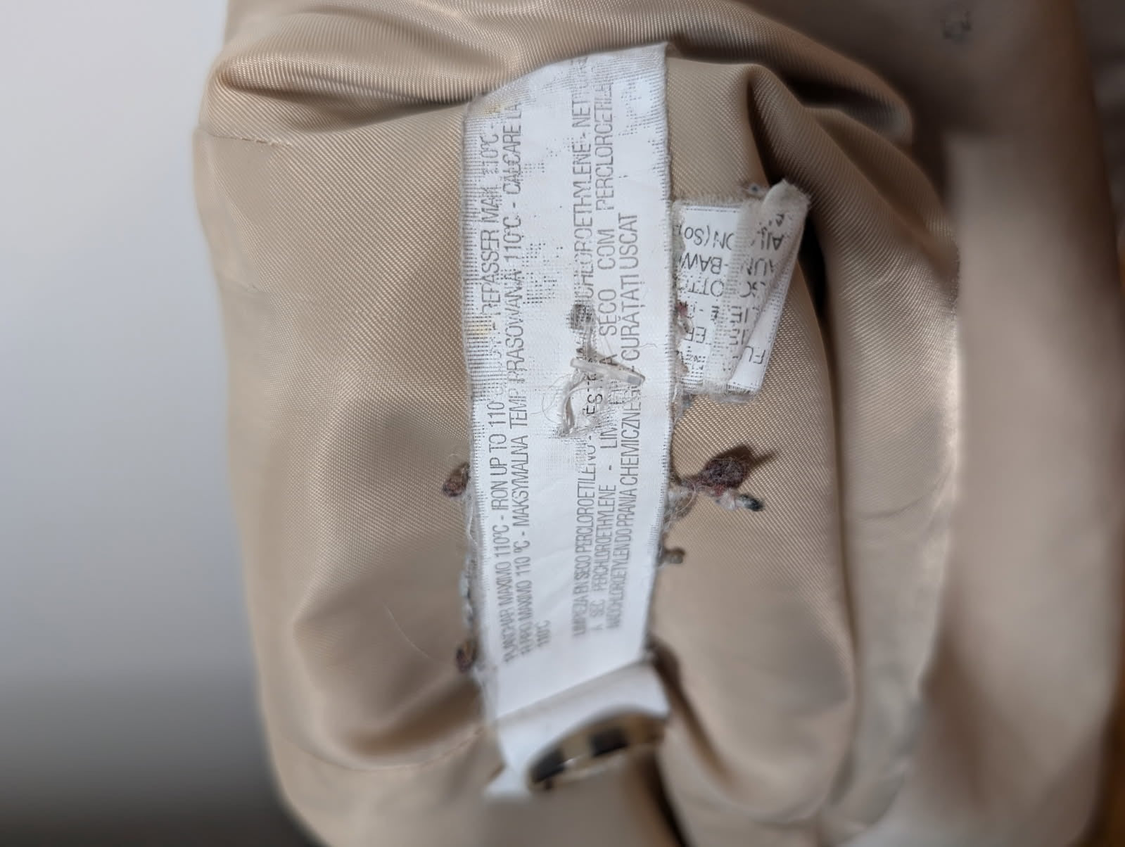 Zara Woman Double-Breasted Trench Coat Beige Size M - Image 2