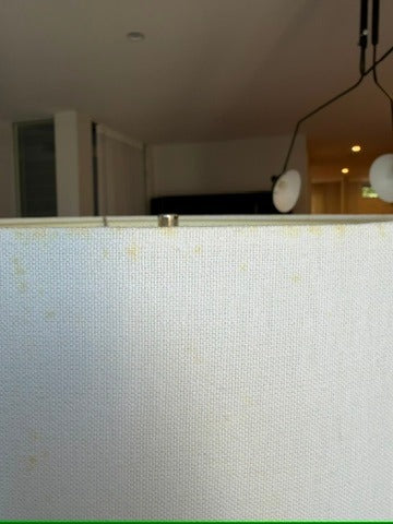 West Elm Mid-Century Ceramic Table Lamp White & Wood - Image 2