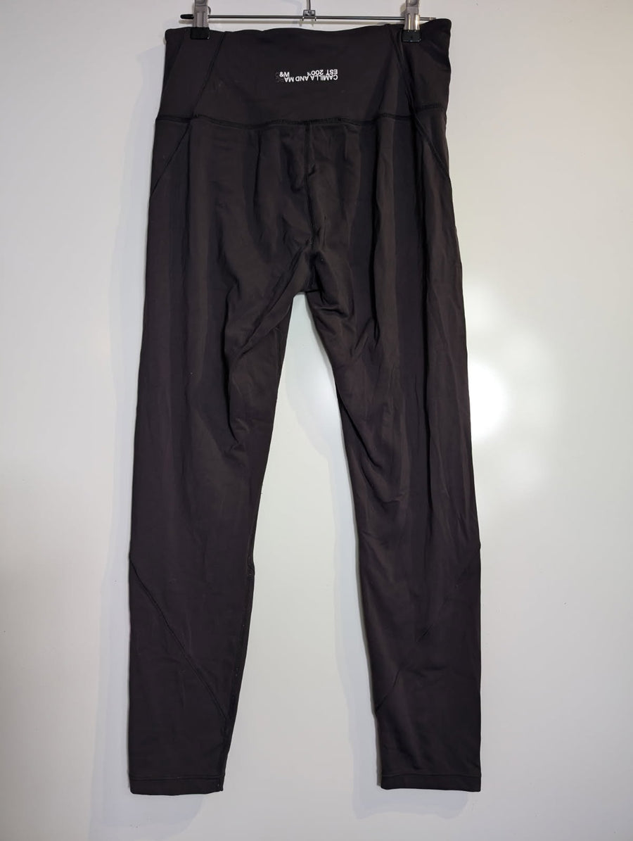 Camilla and Marc Active Leggings Black High-Rise Performance Tights - Image 2