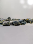 Chunky Metallic Hematite or Pyrite Nugget Statement Necklace - Image 2