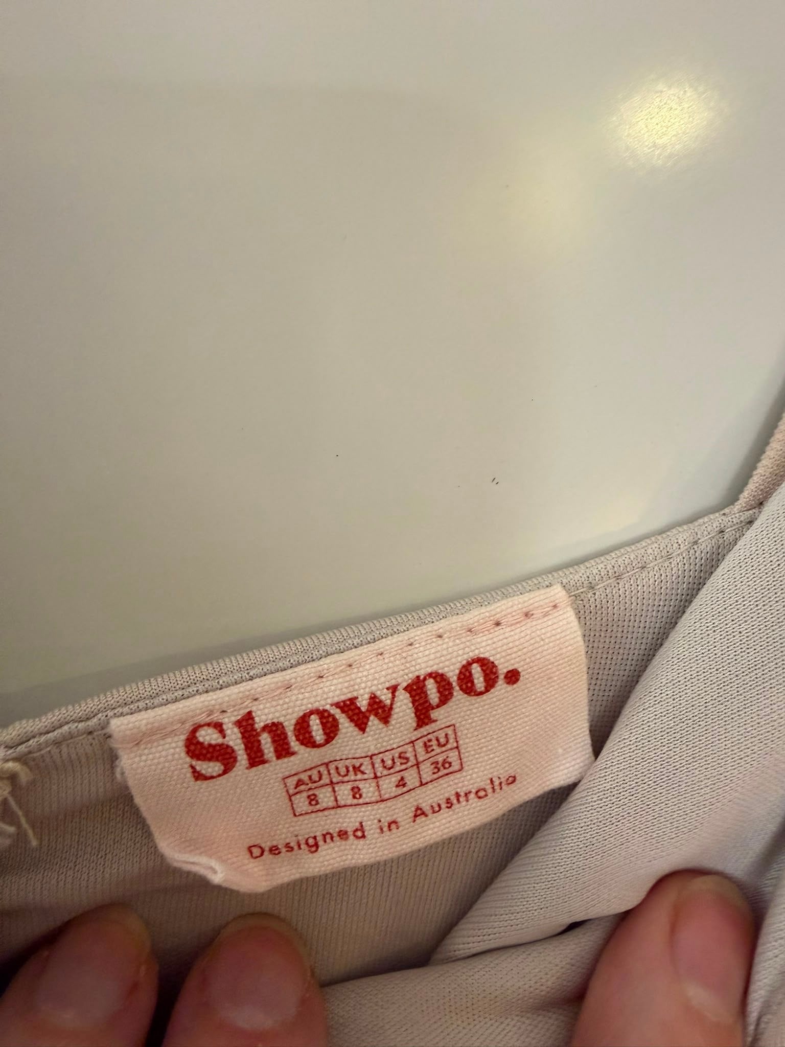 Showpo Formal Slip Dress Blush Pink AU 8 - Image 2