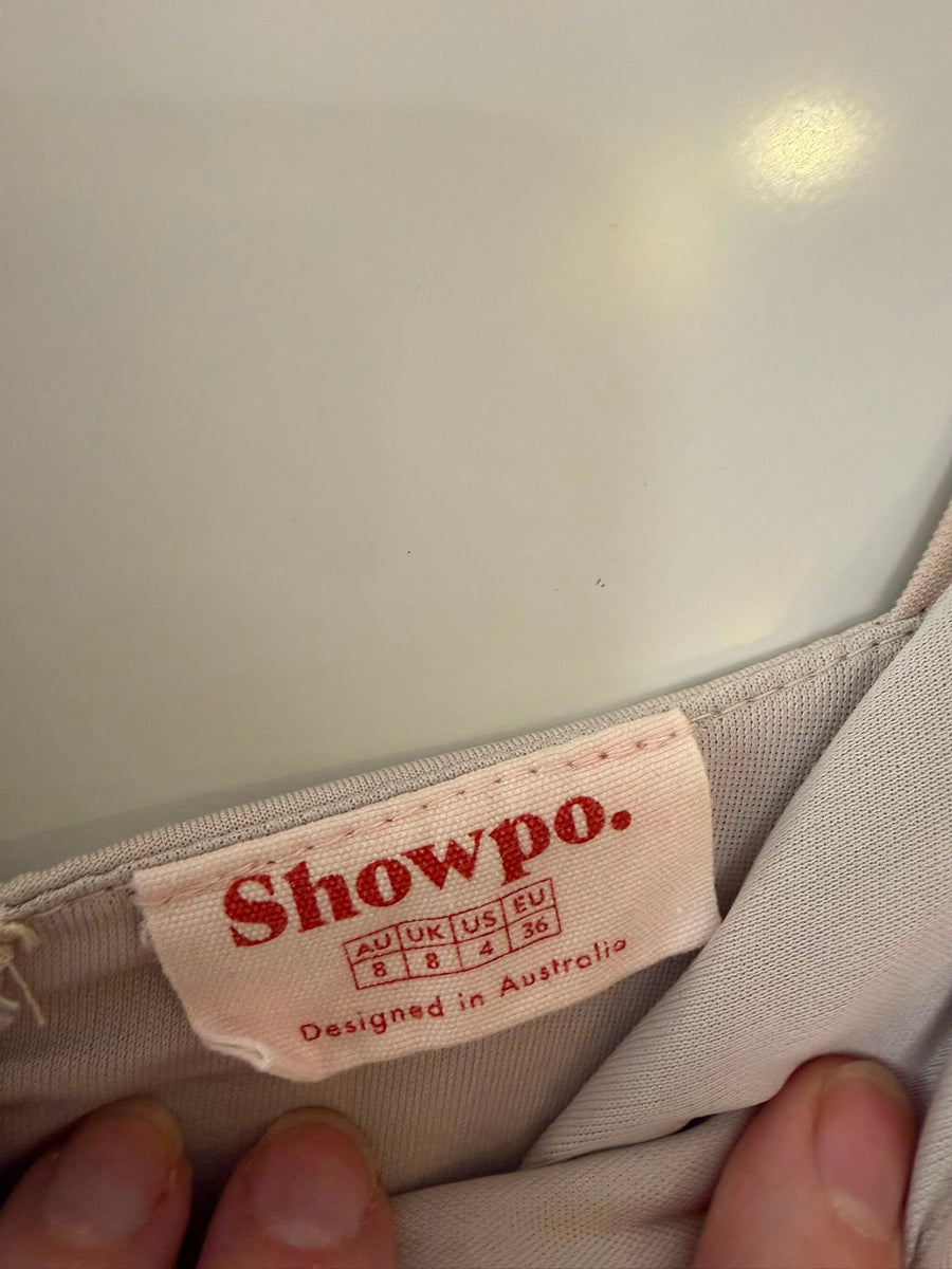 Showpo Formal Slip Dress Blush Pink AU 8 - Image 2
