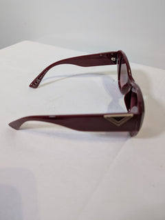 ALDO Cat Eye Sunglasses Burgundy - Image 2