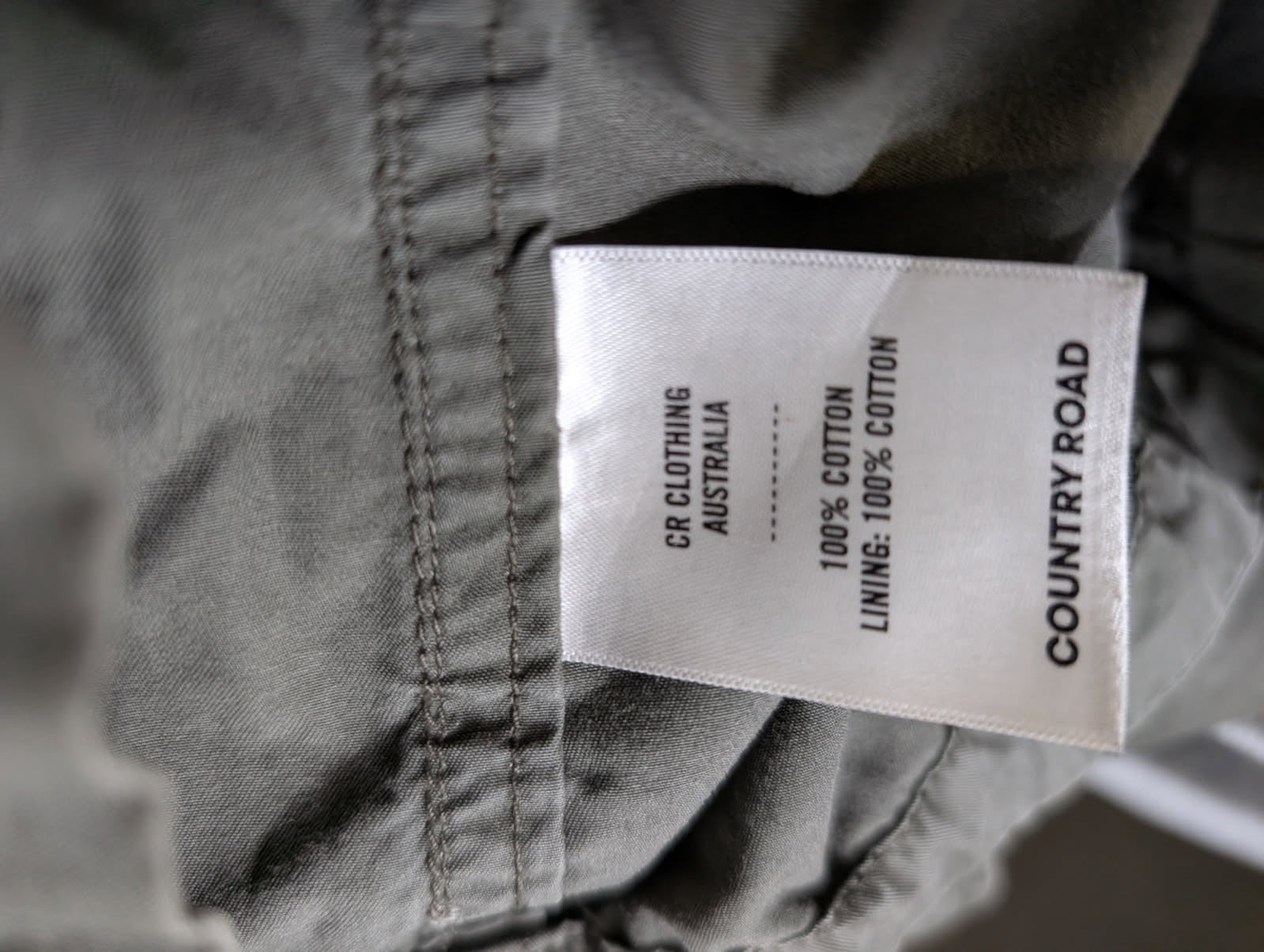 Country Road Women's Utility Parka Jacket Olive Green Size M - Image 2