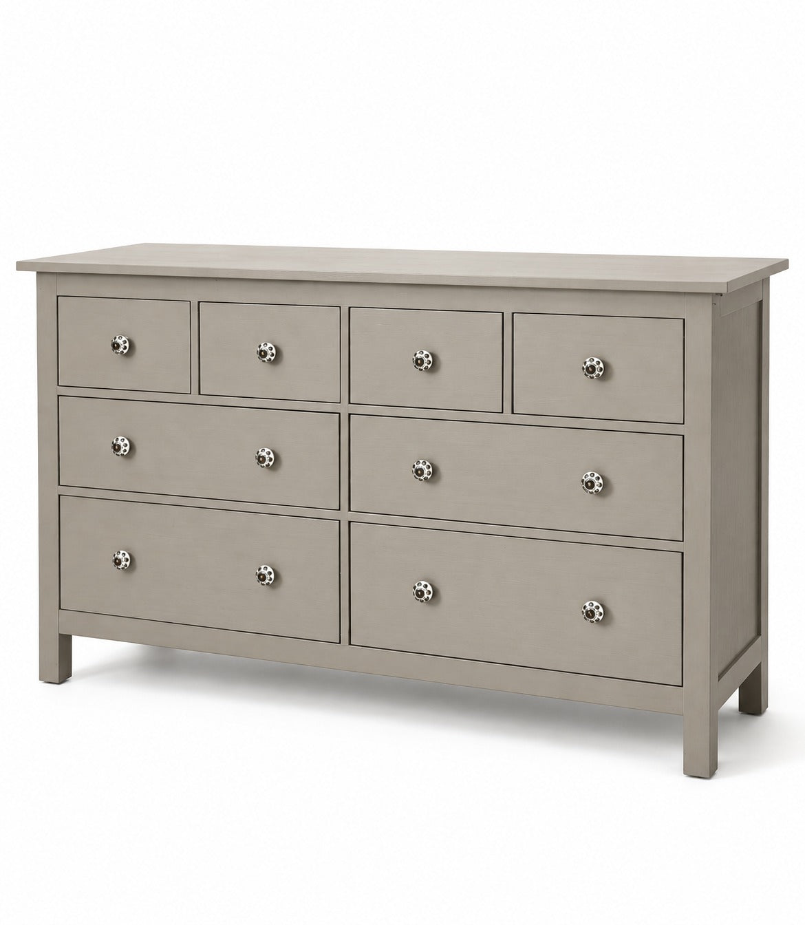 IKEA Hemnes 8-Drawer Dresser - Custom Grey Finish - Image 1