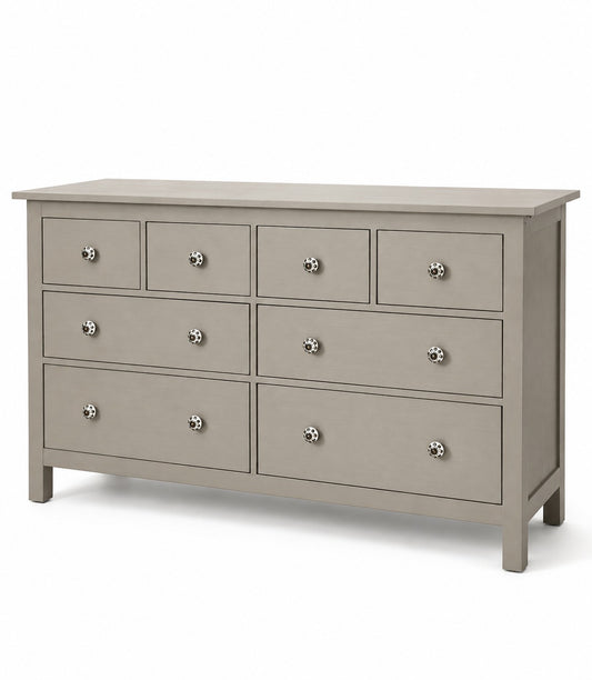 IKEA Hemnes 8-Drawer Dresser - Custom Grey Finish - Image 1