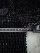 Champaign Vintage Black Sequin Cardigan Jacket - Embellished Knit - Image 2