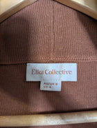 Elka Collective Shawl Collar Belted Cardigan Tan Brown AU/UK 8 - Image 2