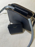 Kate Spade New York Cameron Convertible Crossbody Bag Navy White Light Blue - Image 2