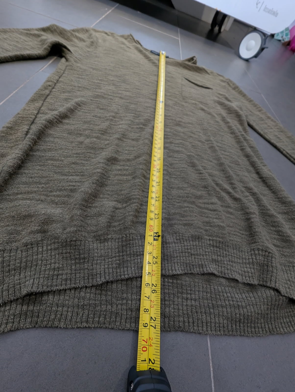 Antony Morato Men's Long Sleeve Crew Neck Pocket Sweater - Olive Green Size S - Image 2