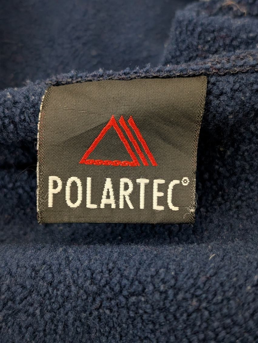 Wild Roses Women's Technical Polartec Fleece Jacket - Navy Blue - Image 2