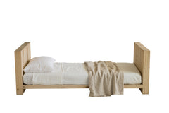 Mark Tuckey Basic Bed - King Single Solid Recycled Timber - Image 1