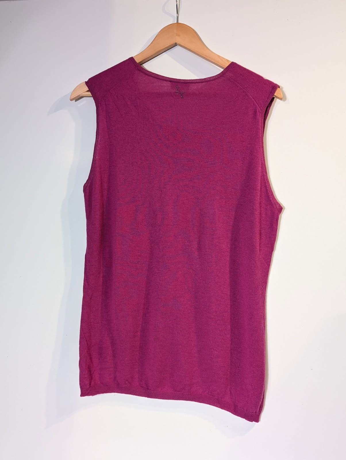 Escada Sport Women's Sleeveless Knit Vest - Magenta Size L - Image 2