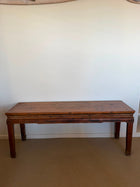 Antique Chinese Elm Wood Altar Table - Rustic Console Bench - Image 1