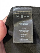 Misha Vincenza Black Dress Structured Corset Style AU 6 - Image 2