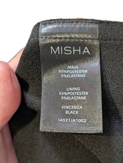 Misha Vincenza Black Dress Structured Corset Style AU 6 - Image 2
