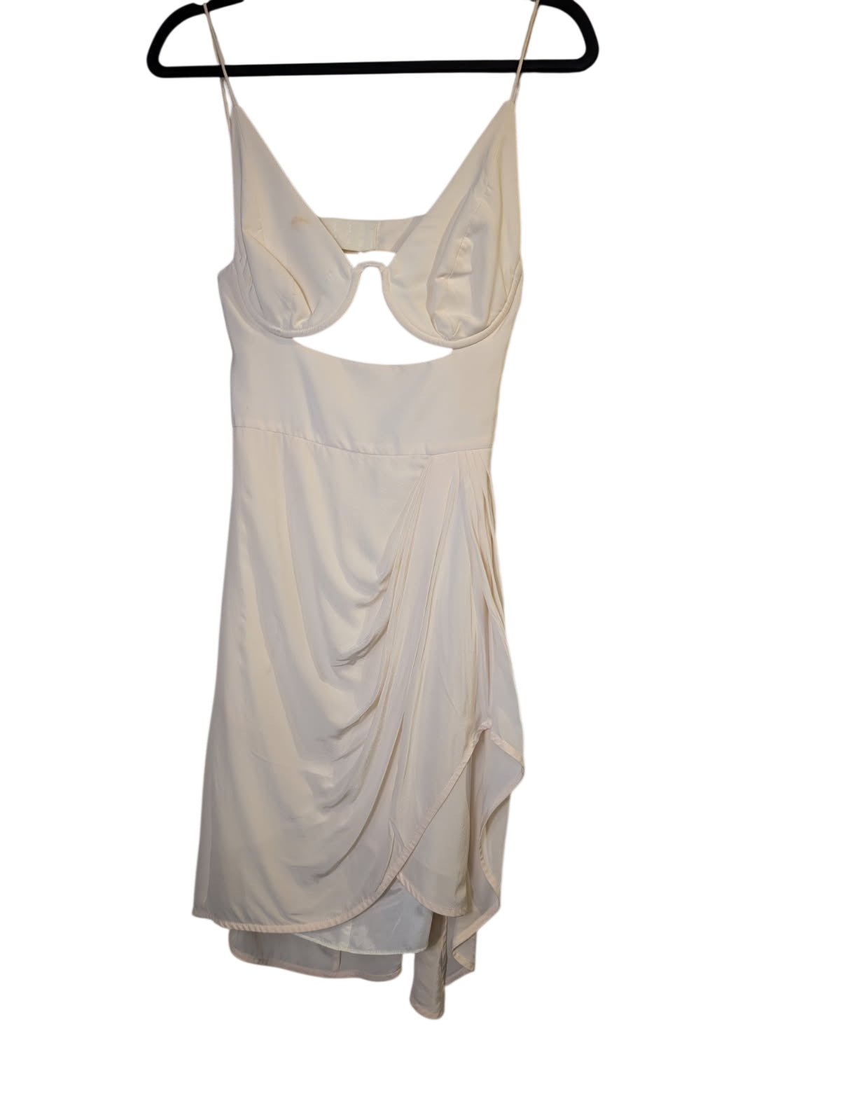 Zimmermann Silk Shaped Wire Drape Dress White Size 1 - Image 1