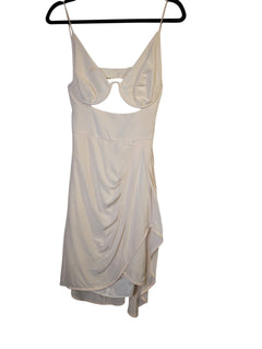 Zimmermann Silk Shaped Wire Drape Dress White Size 1 - Image 1