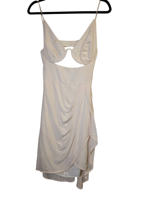 Zimmermann Silk Shaped Wire Drape Dress White Size 1 - Image 1
