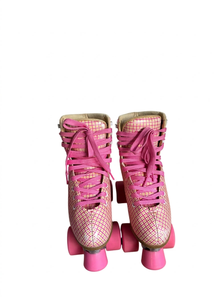 Impala Roller Skates Pink Tartan Gingham Women's US 5 - Image 1