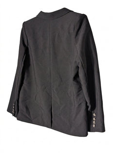 Gordon Smith Double-Breasted Blazer Black Women's Size 10 - Image 2