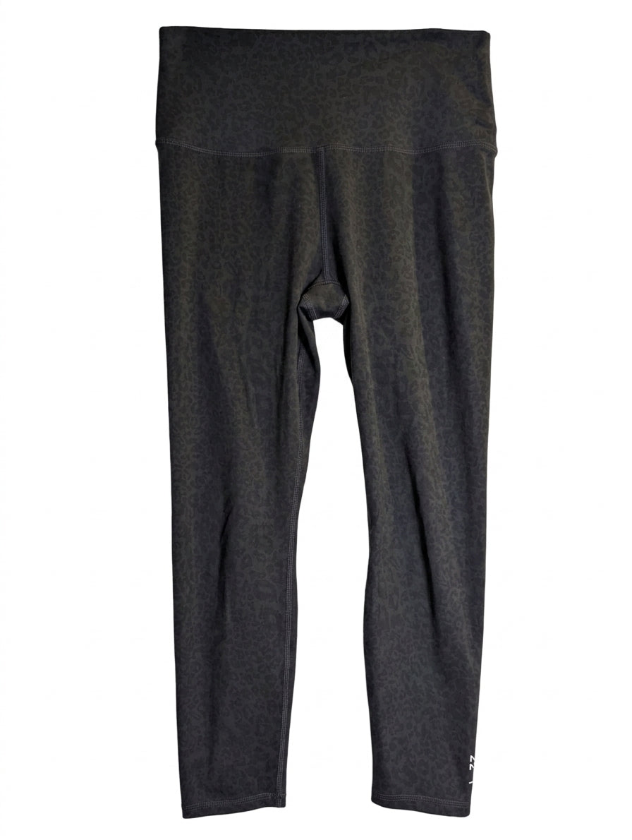 Nimble Activewear High-Rise Leggings Black Leopard Embossed AU 14 - Image 1