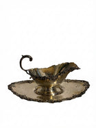 Barker Bros Silver Plated Gravy Boat With Attached Underplate - Image 1