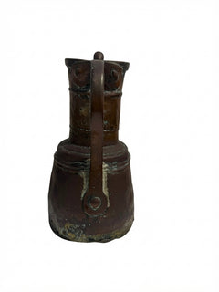 Vintage Hand-Hammered Copper Ewer Water Pitcher Middle Eastern Metalware - Image 1